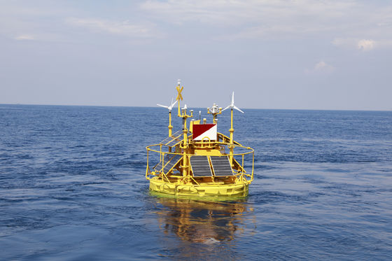 Μέτρηση Πλωτό Σύστημα LiDAR Βόγια ύψος 1,5m πλάτος 0,5m